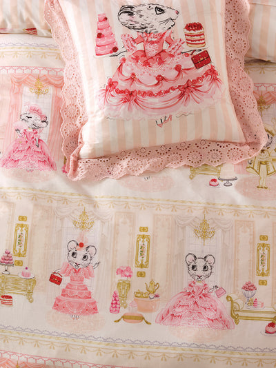 The Grand Palace Party Quilt Cover Set - Claris the Mouse 