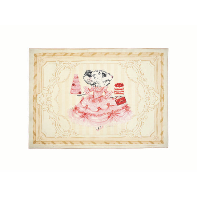 The Grand Palace Party Floor Rug & Claris the Mouse
