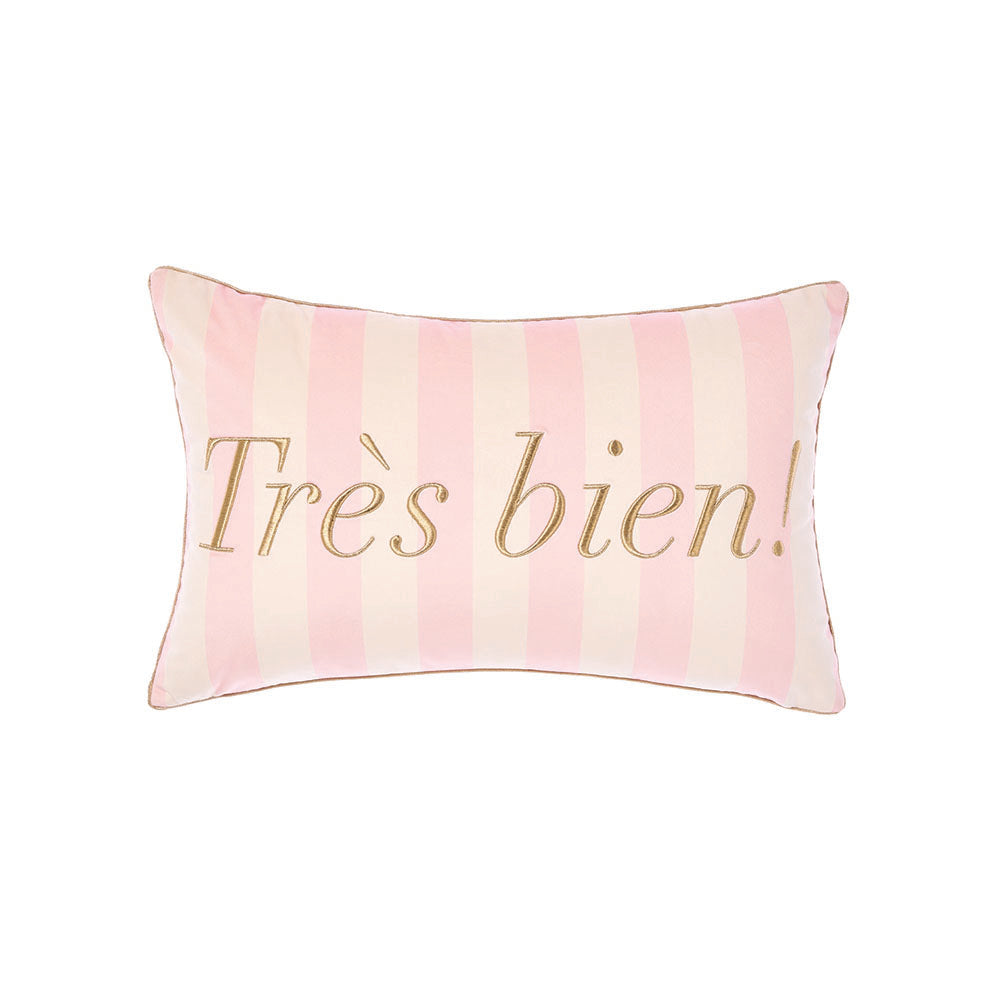 Embroidered Cushion – Très Bien!
