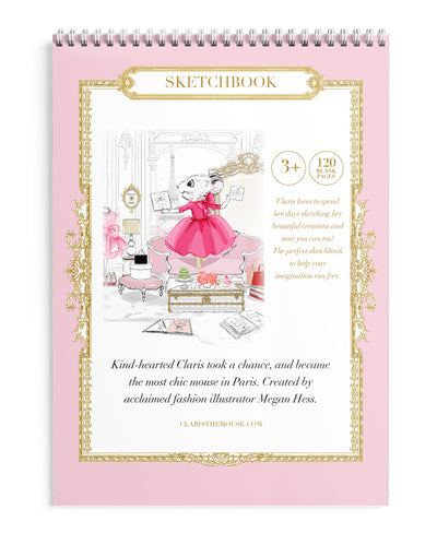 Sketchbook Set – Sketching in Style - Claris the Mouse 