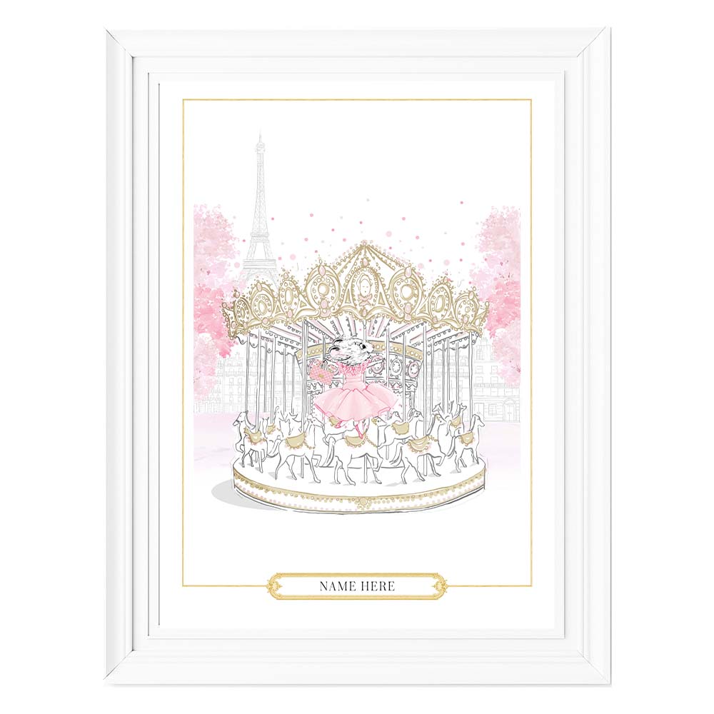 Print – Carousel in the Gardens