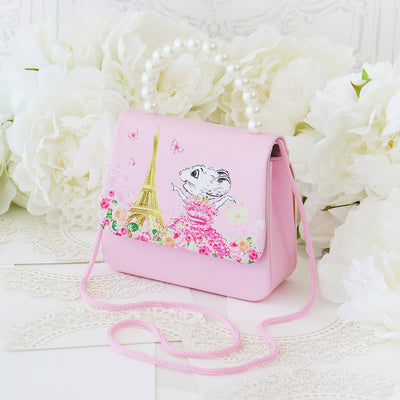 Handbag with Pearl Handle