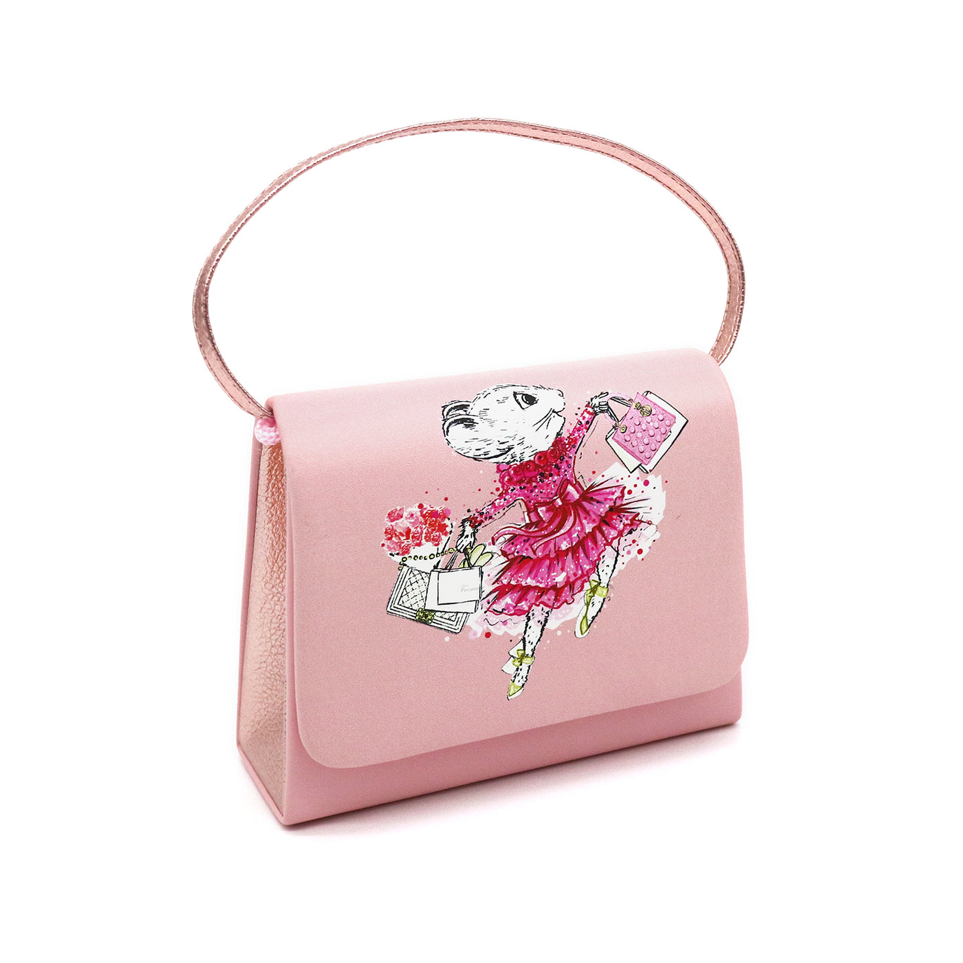 Fashion Mini Handbag in Pink - Claris the Mouse 