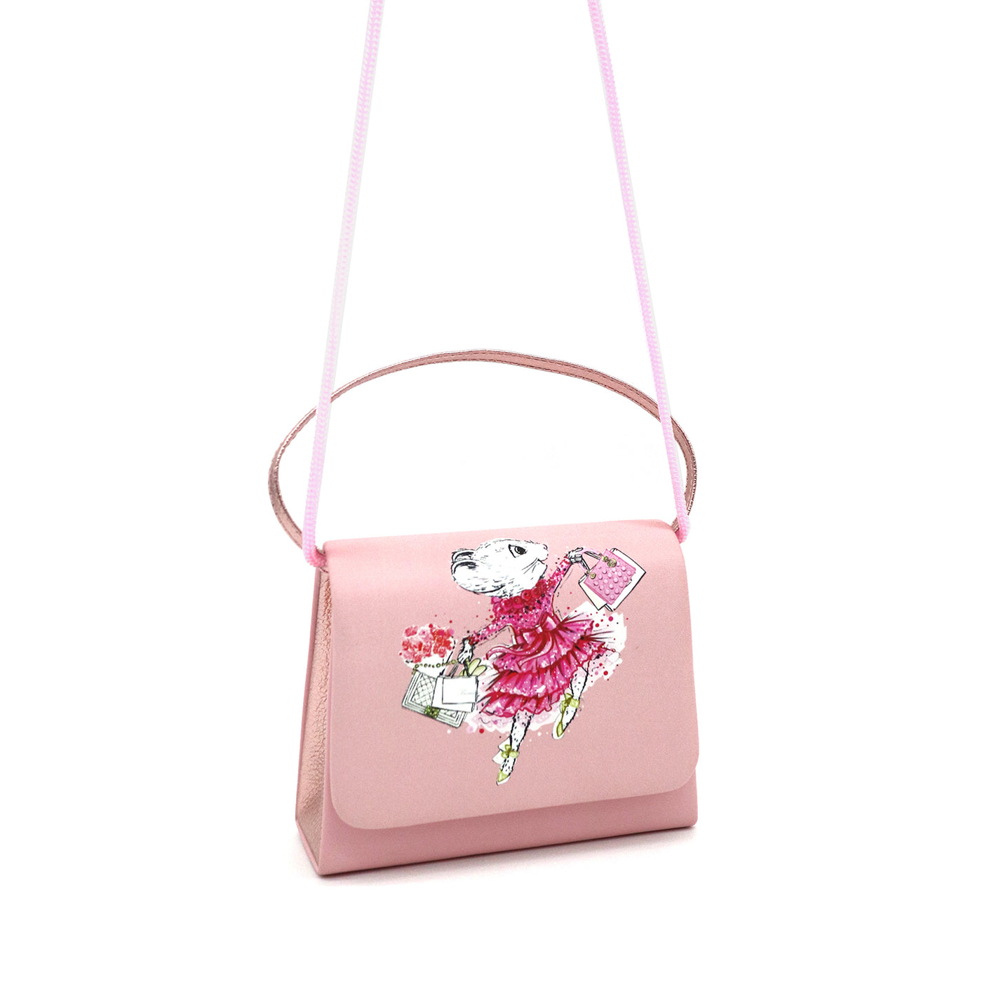 Fashion Mini Handbag in Pink - Claris the Mouse 