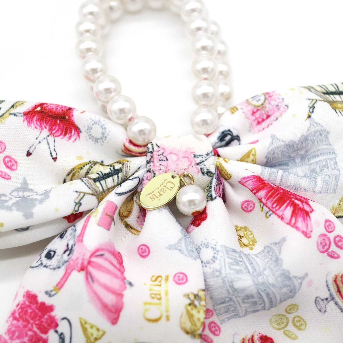 Pearl Hair Elastic with Bow