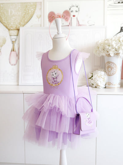 Portrait Tulle Dress in Lilac