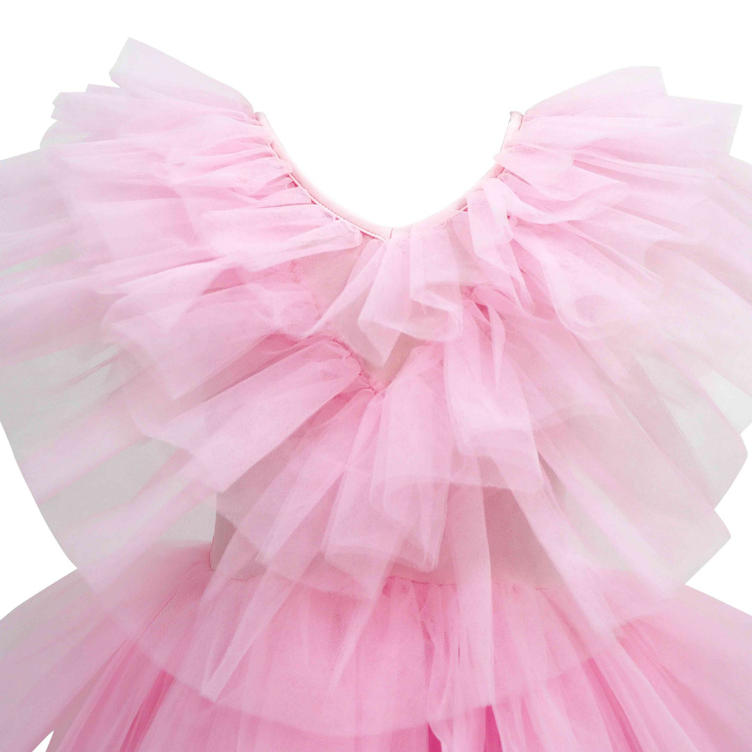 か*ら様 新品未使用　Treat Girl's tulle frill jers 新品・タグ付き Treat Girl's tulle frill jersey Brand new