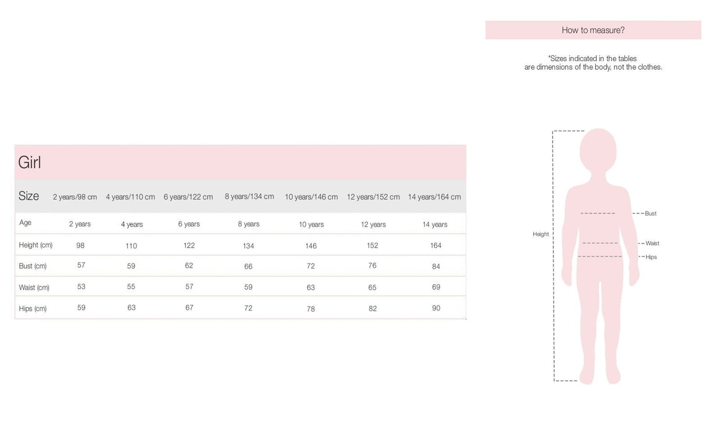 Claris_Poca_size chart